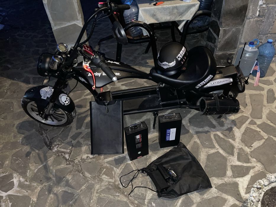 Scuter electric chopper (stil Harley) 3000W,60v,2baterii(30Ah+100Ah)