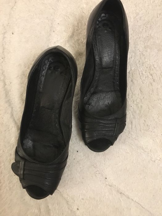 Естествена кожа черни 38 номер