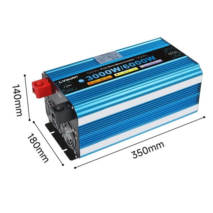LVYUAN Pure Sine-Wave Inverter (model F-3000P) 24V