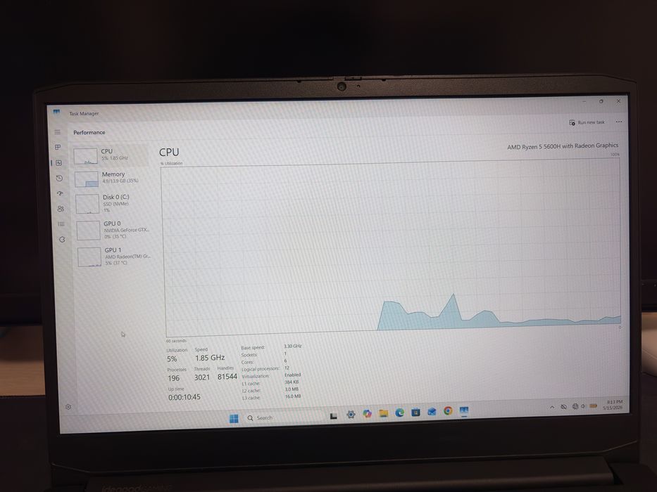 Laptop LENOVO IdeaPad Gaiming 3