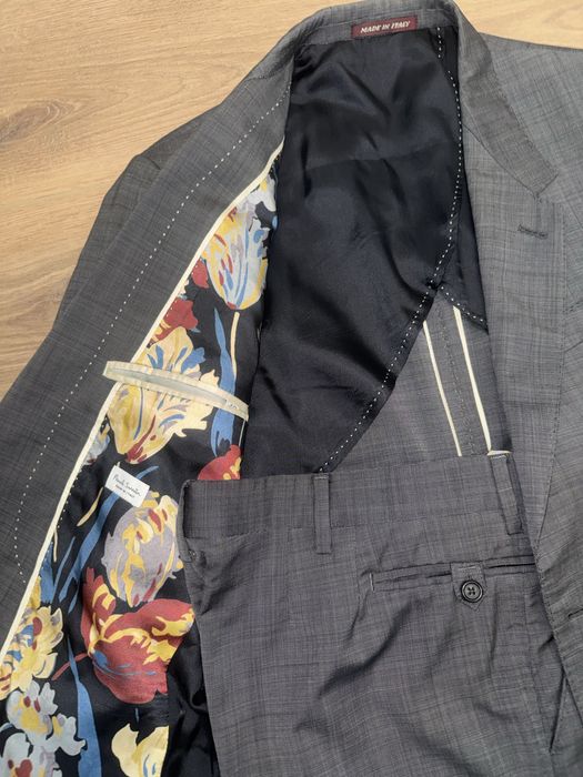 Италиански мъжки костюм Paul Smith