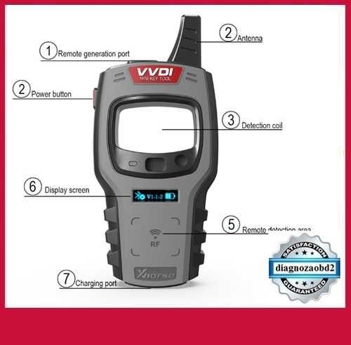 Aparat programator chei auto mini VVDI key tool – Android, IOS