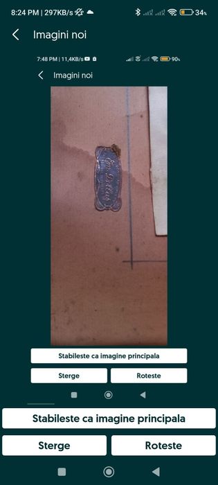 Tablou vechi foto cu rama lemn