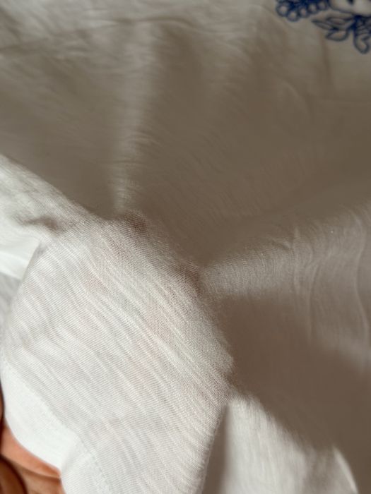 Свободна тениска с бродерия на Esprit, нова, XXL