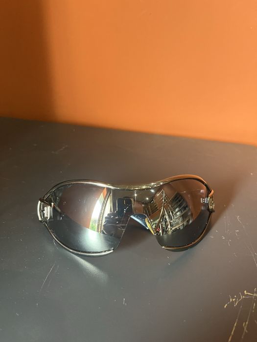 Gucci mono grey blue detail frame