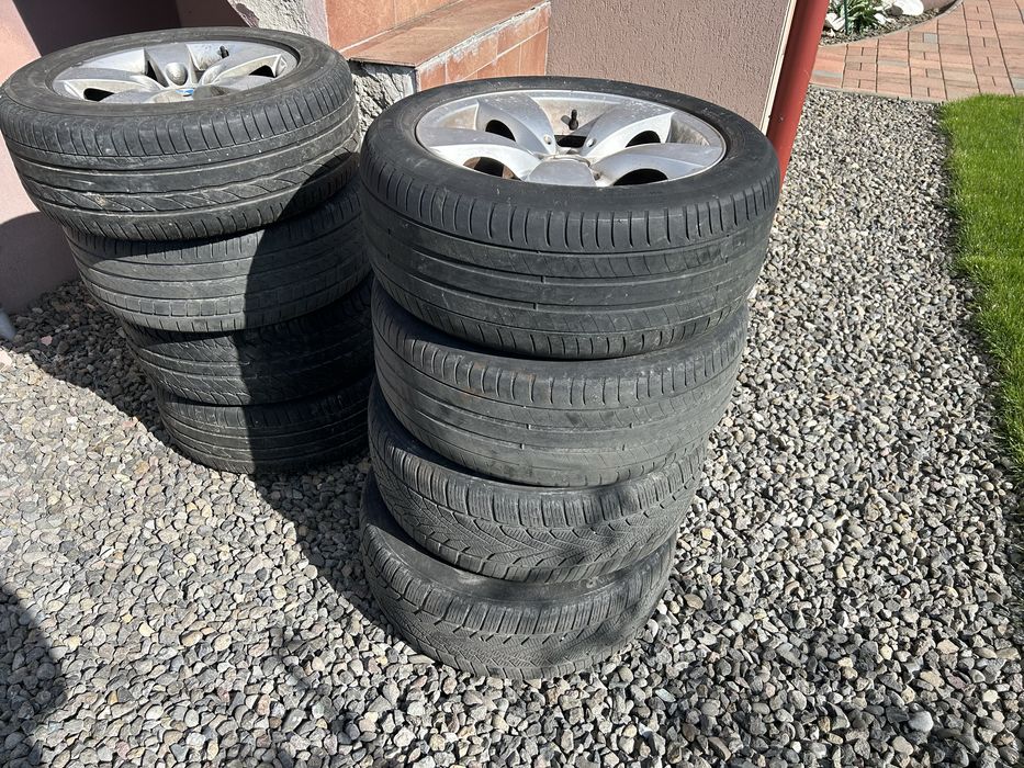 Jante cu anvelope 16 pt BMW E60 si 17
