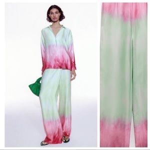 Панталон от сатен Zara / Зара