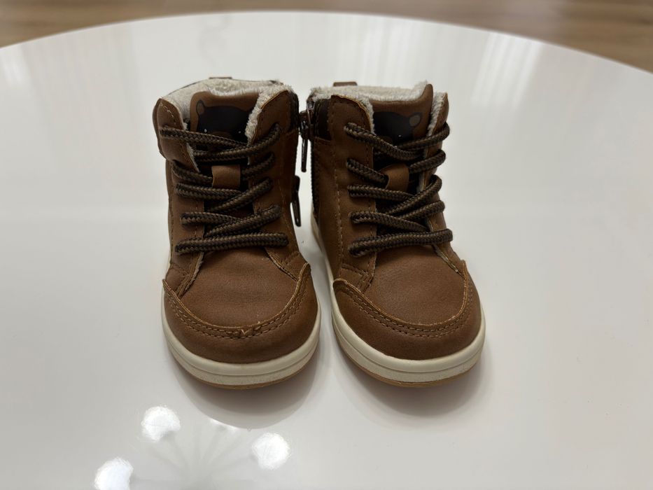 Ghete de iarnă băiat maro