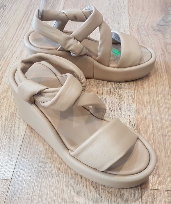 Sandale lux CLERGERIE PARIS talpa ortopedica piele extra fina integral calitate premium 40