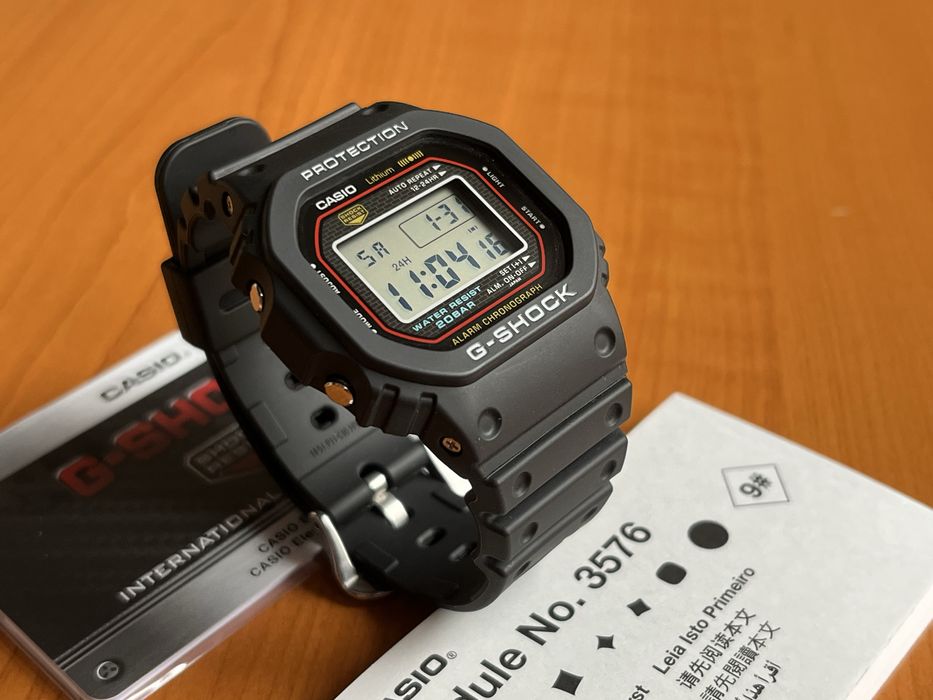 Casio 5000R- la cutie