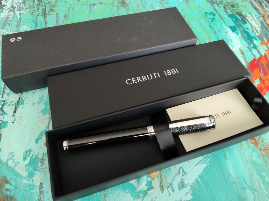 Stilou metalic CERRUTI 1881, nou, autentic