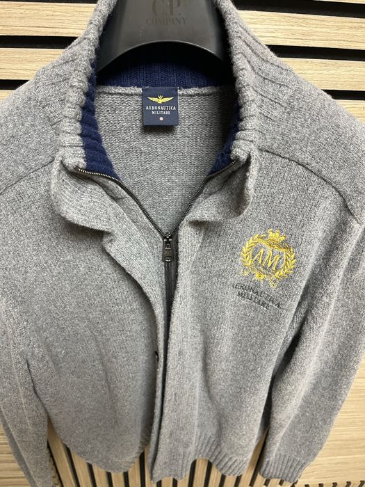 Aeronautica Militare : Вълнено яке/жилетка размер 54/ХЛ / Оригинал