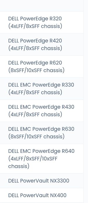 Pereche Sine/Rails Server 1U Dell A7 R630/R640 0M12G0/ 0K1X36