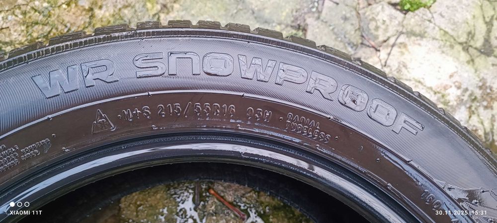 Зимни гуми 215/55/16 цола , Нокиан 4 броя