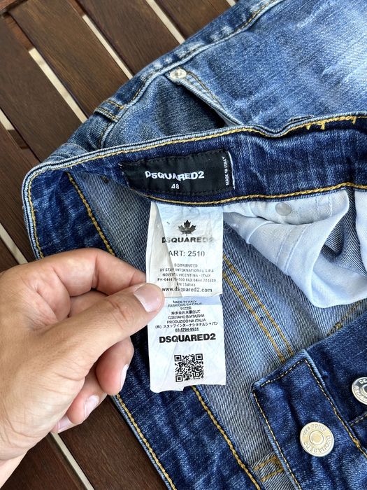 Мъжки дънки DSQUARED2 (Made in Italy / ICON) - размер 48 (М) / ОРИГИНАЛ