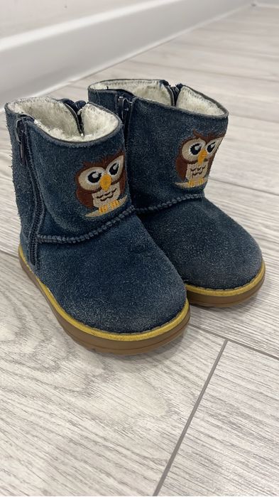 Замшевые угги Томби