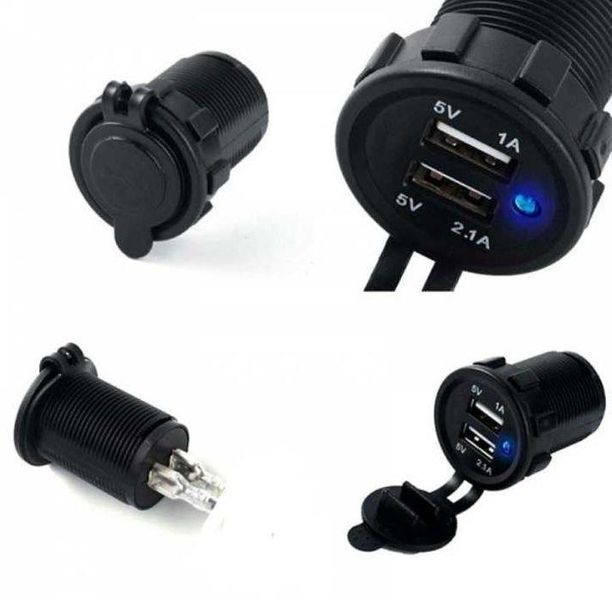 Зарядно Usb за вграждане в таблото 12 / 24V