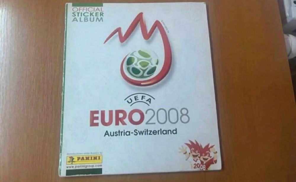 Albun complet Panini Euro 2008 Austria-Elvetia