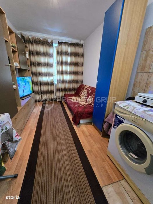 Etaj 2! Cameră de cămin 10mp, Baza 3, mobilată, fara risc, mobila