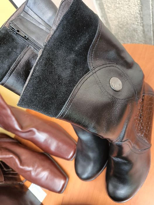 Cizme damă din piele naturală