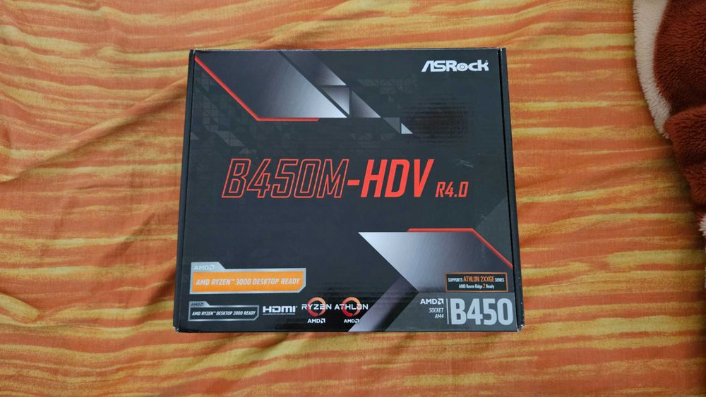 Placa de baza Asrock B450m-HDV R4.0