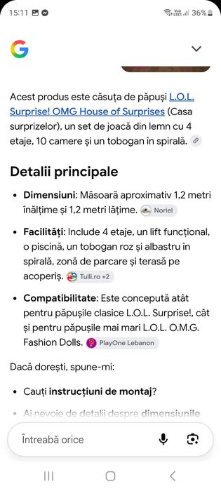 Căsuță păpuși LOL Surprise
