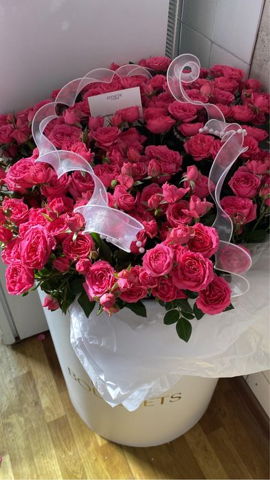 Большой букет кустовых