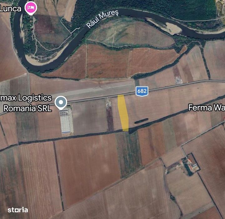 Teren  la sosea in zona Industriala Sud Arad