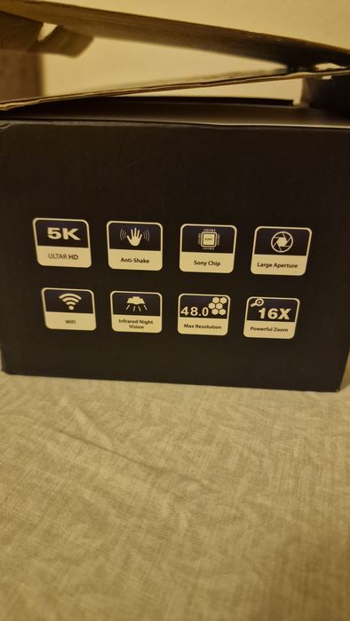 Фотоапарт 5k video camera camcorder 48MP WI FI IR night vision video cam