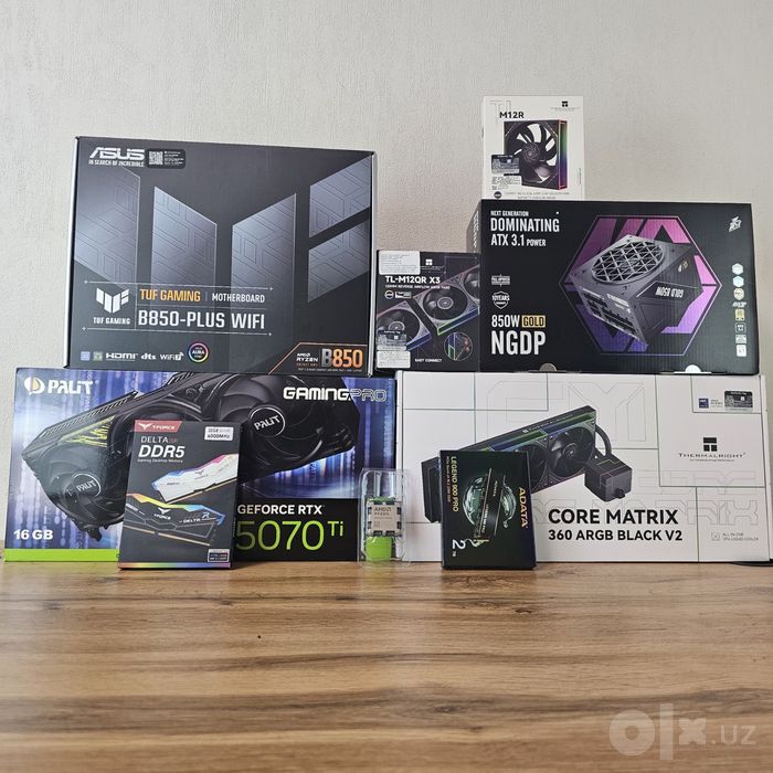 Супер Мощный Ryzen 9800x3d игровой компьютер ПК