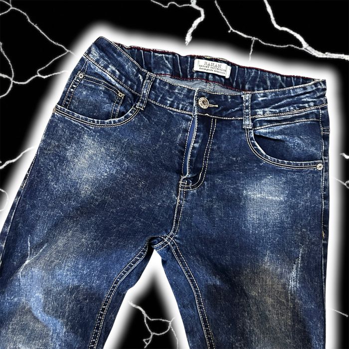 Blugi RAMAN Casual – Albastru închis – Mărime (ex: 32)
