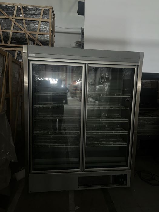 Vitrina dubla congelare / 156 cm / Uzat - Stare buna