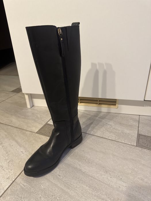 Сапоги жокейские кожаные