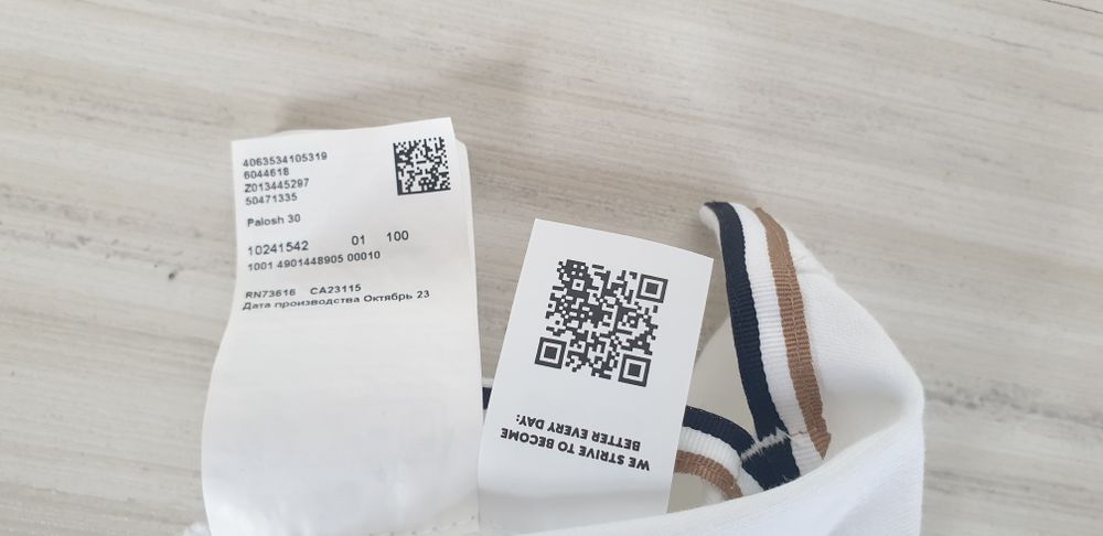 Hugo Boss Palosh 30 Pima Cotton Slim Fit M НОВО ОРИГИНАЛ Мъжка Тениска