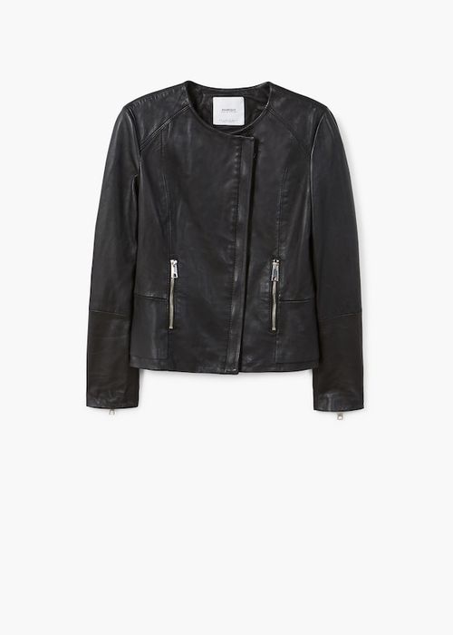 Кожено яке Mango