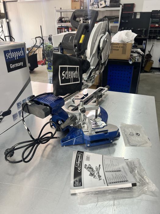 Потапящ циркуляр с изтегляне 2200W, 254мм Scheppach HM254SPX /Пендула