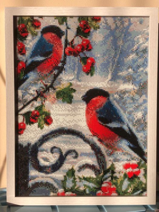 Диамантена мозайка "Червенушки"