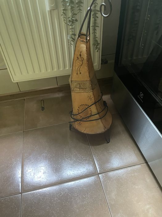 Lampa veche fier forjat