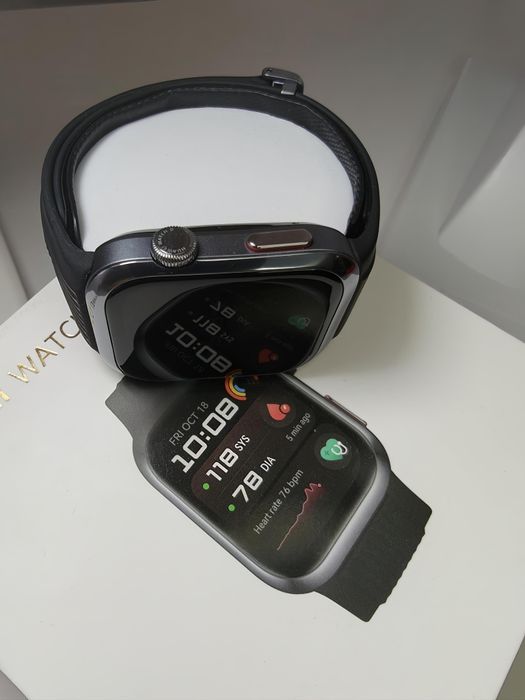 Smartwatch Huawei Watch D2 – Tensiometru Medical Certificat (ABPM 24h), Apeluri, NFC, Garanție Aug 2028