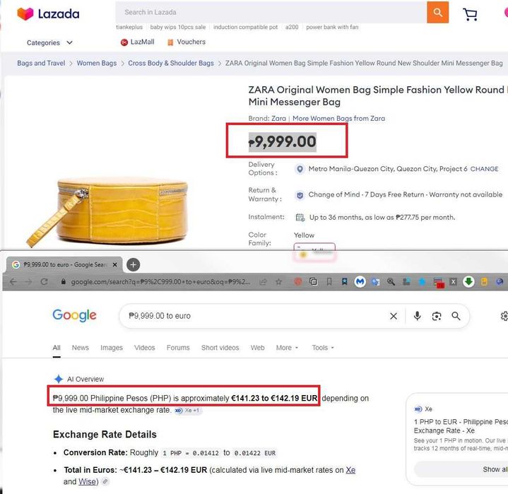 OKAZIE ZARA Women Bag Simple Fashion Yellow Round New Shoulder Mini Messenger Bag Geanta umar dama De la 150 euro in magazin