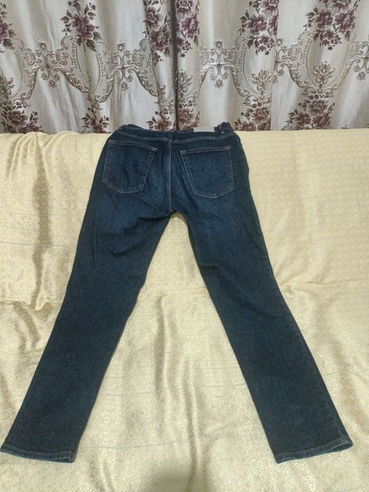 Джинсы slim fit  синний