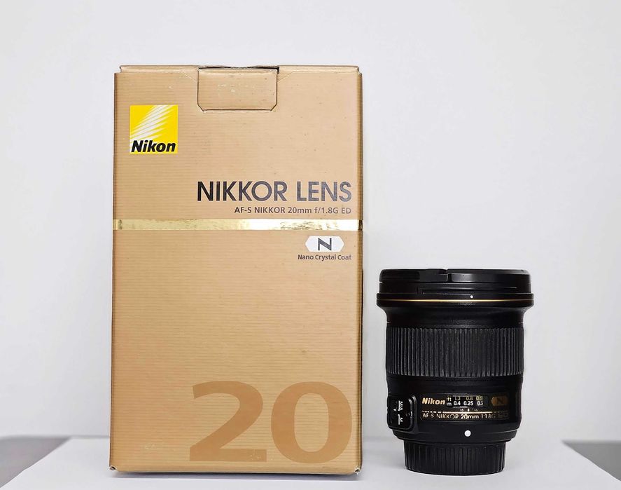 Vand obiectiv foto Nikon 20mm f/1.8G ED AF-S Nikkor - Full Frame DSLR