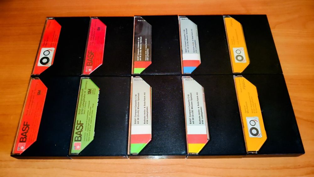10 - Аудиокассет BASF