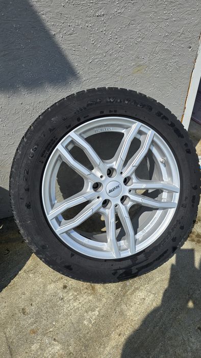 Set jante aliaj 17” ALUTEC + anvelope iarnă Run flat + senzori presiune  5×112