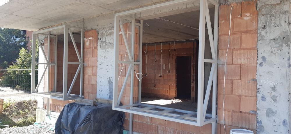 Укрепване и усилване на плочи по проект,метални конструкции,стълби