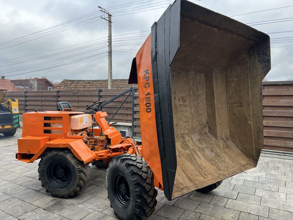 Dumper de șantier Robert Aebi KPC 1800 4x4 – utilaj construcții