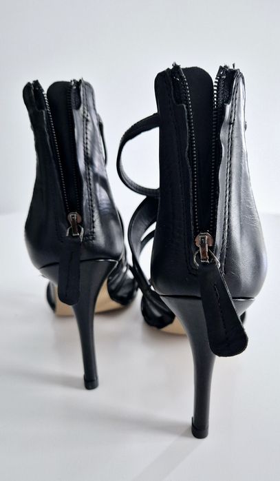 Sandale piele neagra marime 37