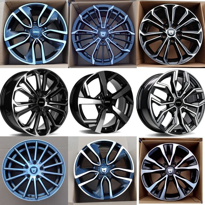 Jante Bicolore 16  Dacia Duster Dokker Lodgy pe R16  cu 5 x 114.3 R16