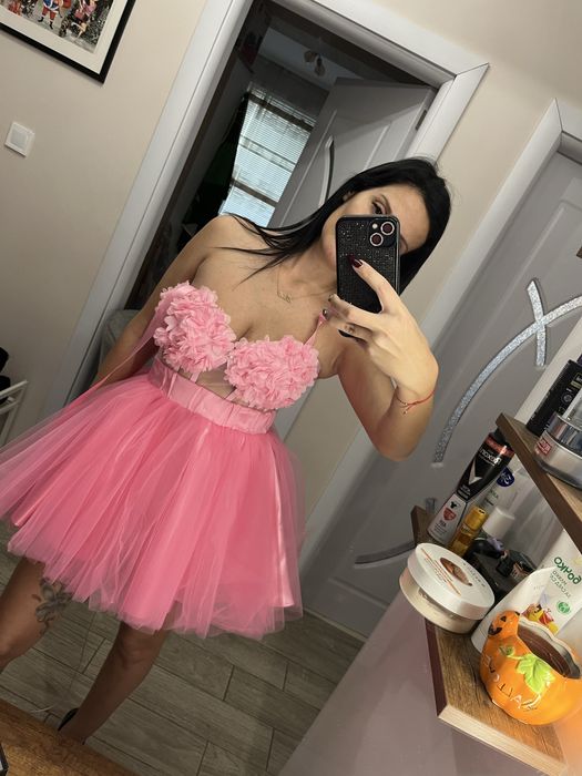 Рокля за повод с тюл