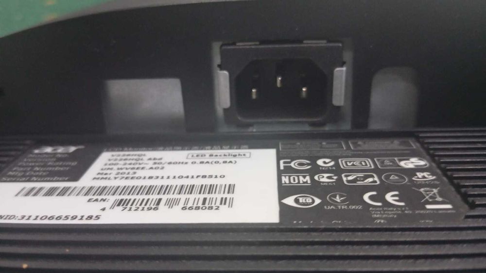 Монитор Acer 60Hz Full HD 22 дюйма